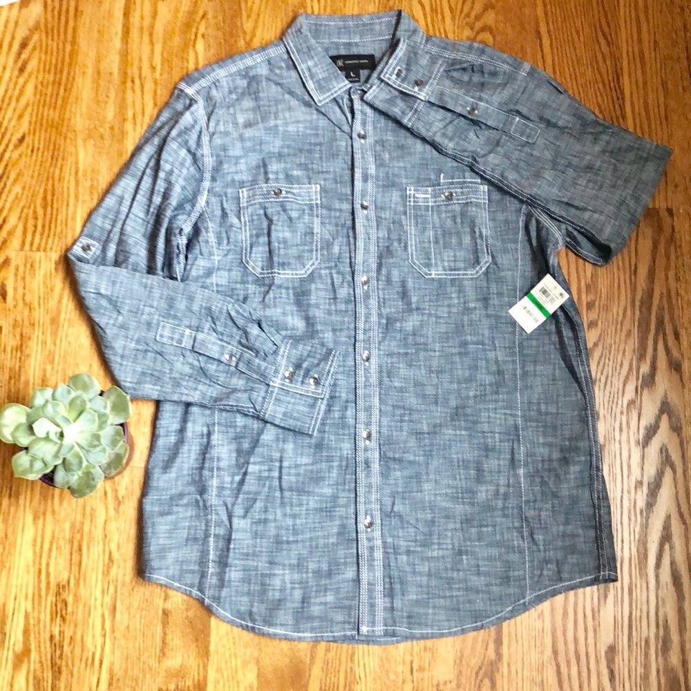 Men’s INC Casual Button-down Shirt